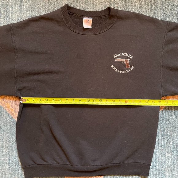 Vintage Gun Club Shooting Range 90s Crewneck Sweatshirt Braintree Massachusetts - Picture 7 of 7